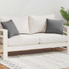 vidaXL Outdoor Cushions, Set of 2, waterproof, 45x45 cm, Grey - Image 1 of 8
