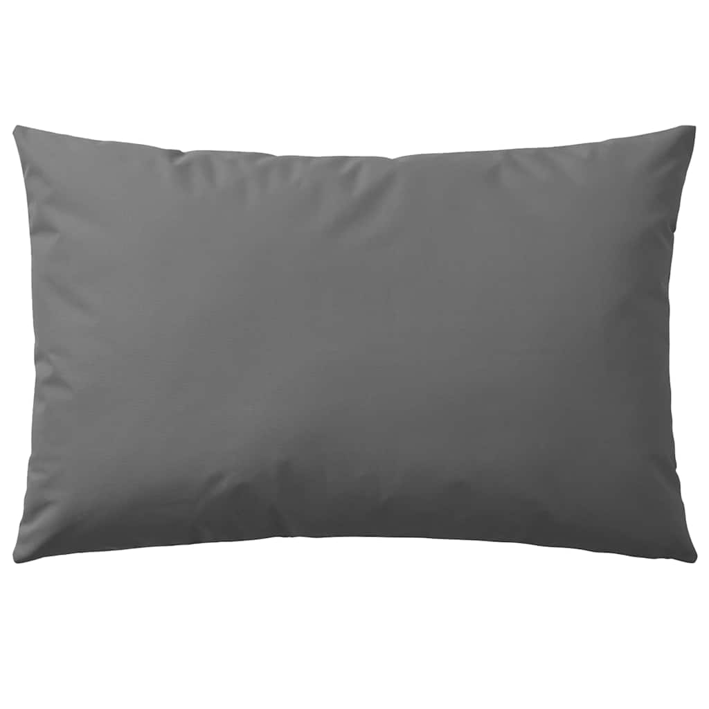 Cuscini da Esterno in Poliestere 60x40 cm Grigio, Set da 2 - immagine 3 | SolPatio - Image 3 of 8