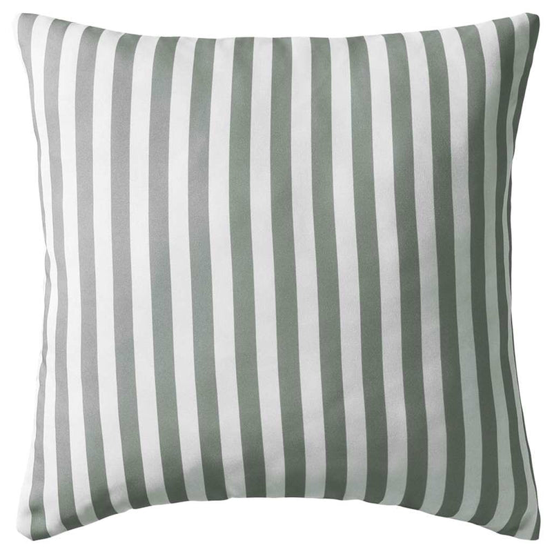 vidaXL Cuscini da Esterno 4 pz, Poliestere Impermeabile 45x45 cm, Stampa a Righe Grigio - Image 4 of 8
