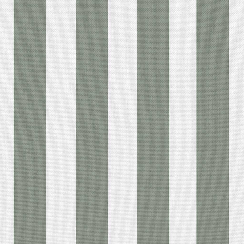 vidaXL Cuscini da Esterno 4 pz, Poliestere Impermeabile 45x45 cm, Stampa a Righe Grigio - Image 6 of 8