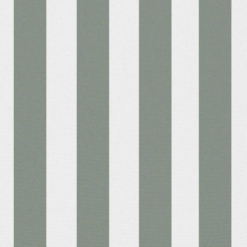 vidaXL Cuscini da Esterno 4 pz, Poliestere Impermeabile 45x45 cm, Stampa a Righe Grigio - Image 5 of 8