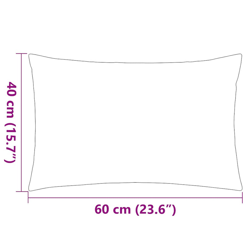 vidaXL Cojines de Exterior Impermeables y Resistentes a los Rayos UV, Estampado de Rayas, 60x40 cm Azul - Image 7 of 8