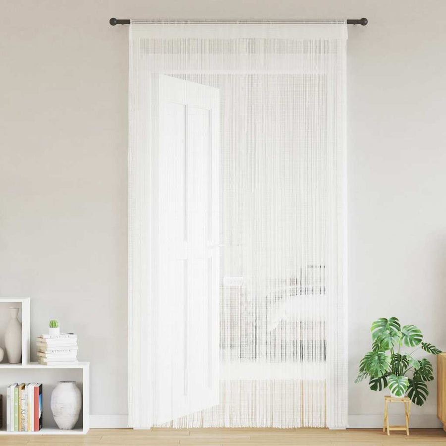 Tende a Fili Bianche - Set da 2 (100x250 cm) - immagine 1 | SolPatio