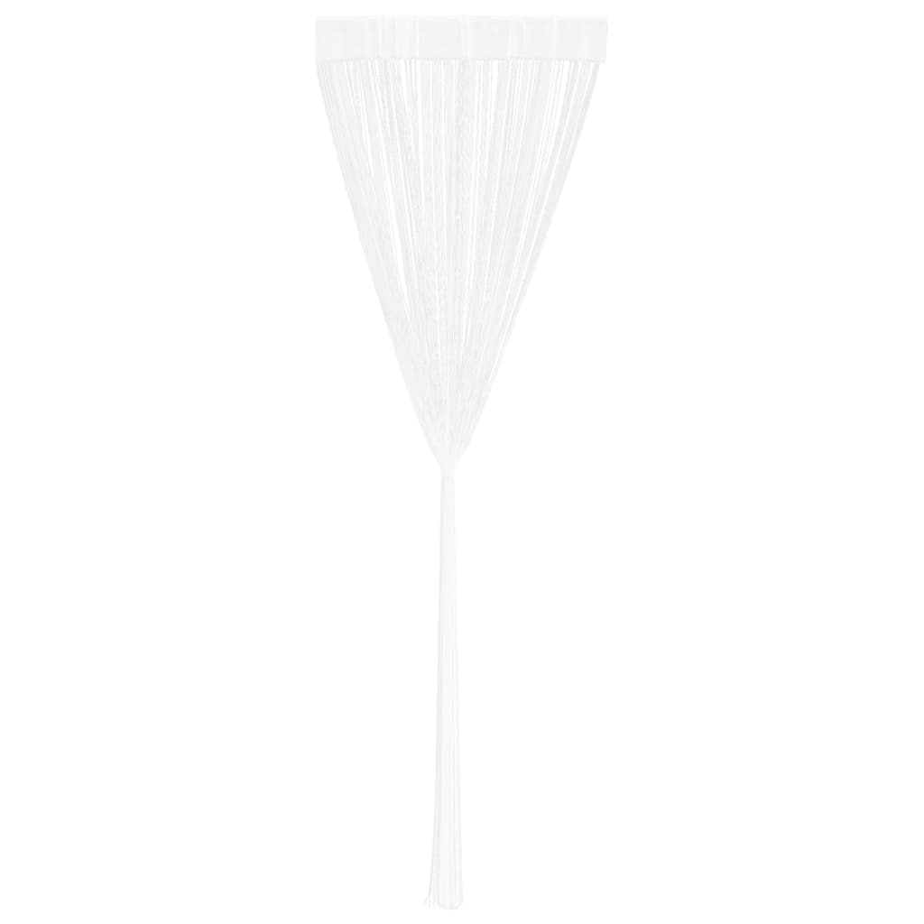 Tende a Fili Bianche vidaXL - Set da 2 (100x250 cm) - Image 3 of 8