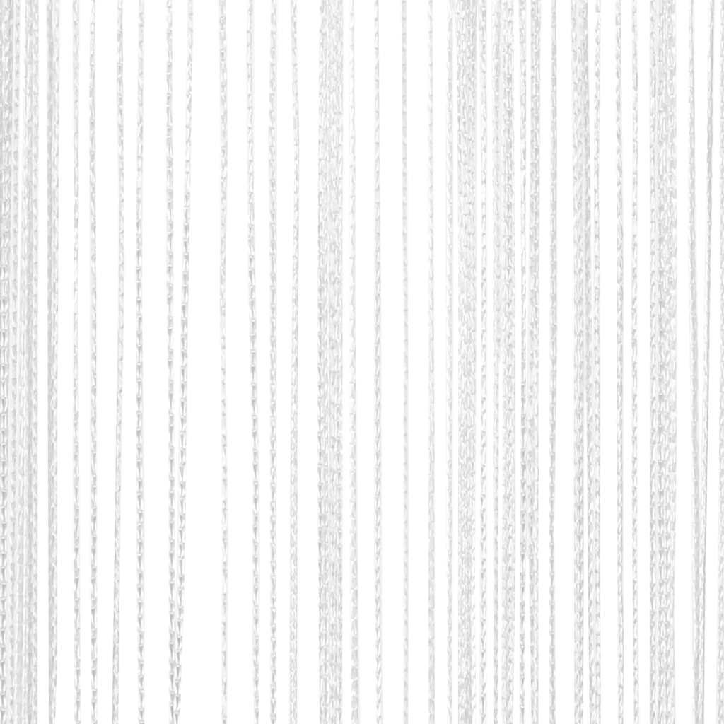 vidaXL 2 Pz Tende a Fili 140x250 cm Bianche - Image 6 of 8
