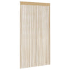 vidaXL Tende a Fili in Poliestere 100 x 250 cm Beige (Set da 2) - Image 3 of 16
