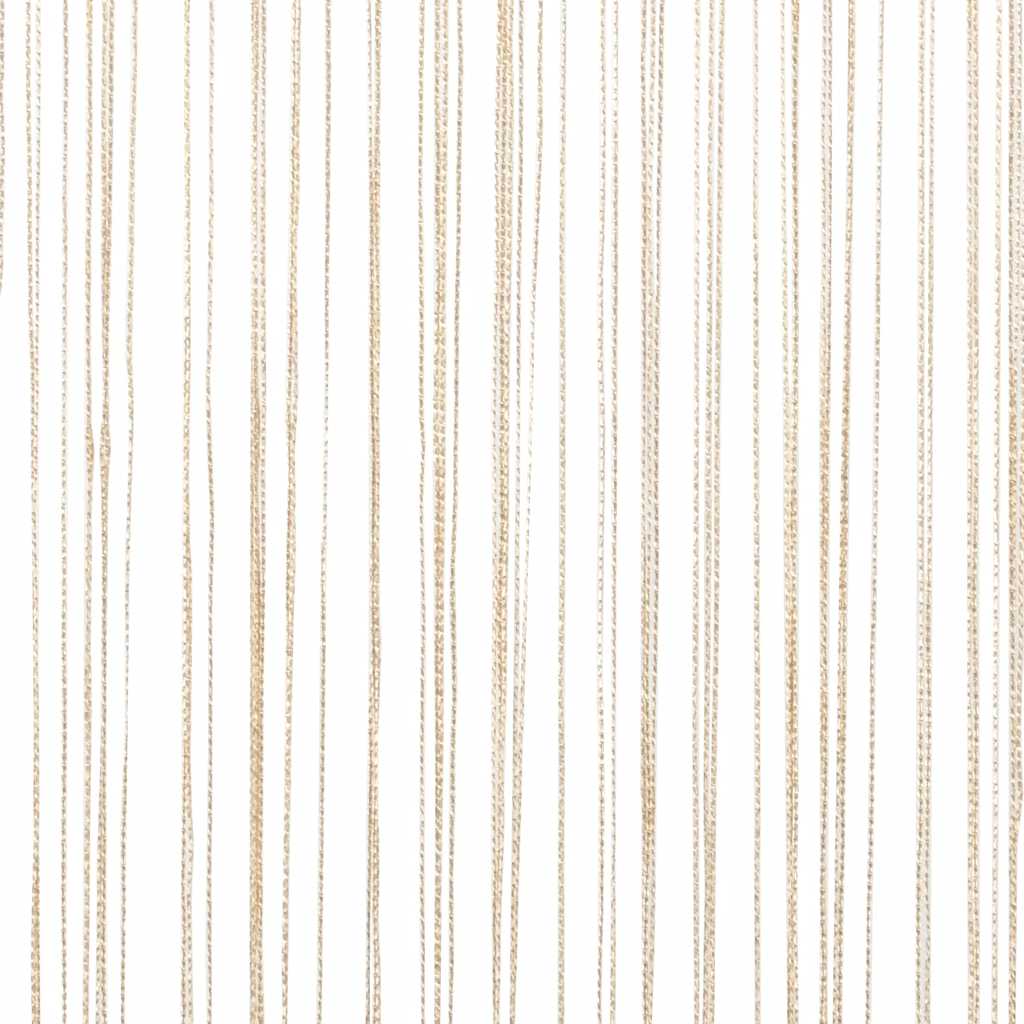 vidaXL Tende a Fili in Poliestere 100 x 250 cm Beige (Set da 2) - Image 11 of 16