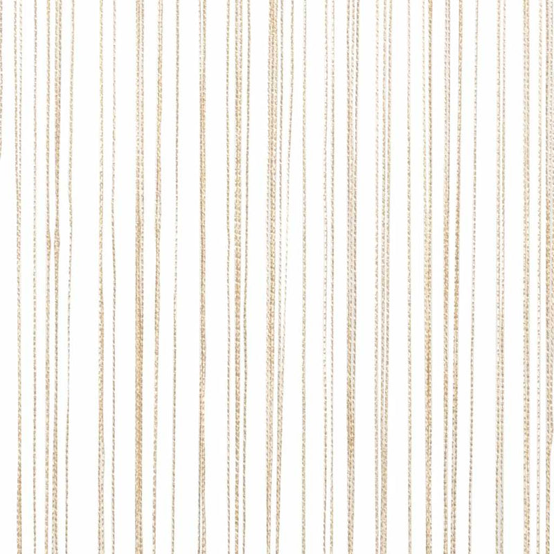 vidaXL Tende a Fili in Poliestere 100 x 250 cm Beige (Set da 2) - Image 11 of 16