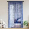 Coppia di Tende a Fili Decorative, 140x250 cm, Blu Intenso - Image 1 of 8