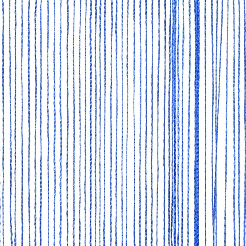 Coppia di Tende a Fili Decorative, 140x250 cm, Blu Intenso - Image 6 of 8
