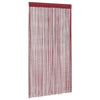 Set di 2 Tende a Filo Decorative 140x250 cm- Rosso Bordeaux - immagine 2 | SolPatio - Image 2 of 8