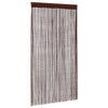 Set 2 Tende a Fili Decorative – 100x250 cm, Marrone Caldo - immagine 2 | SolPatio - Image 2 of 8