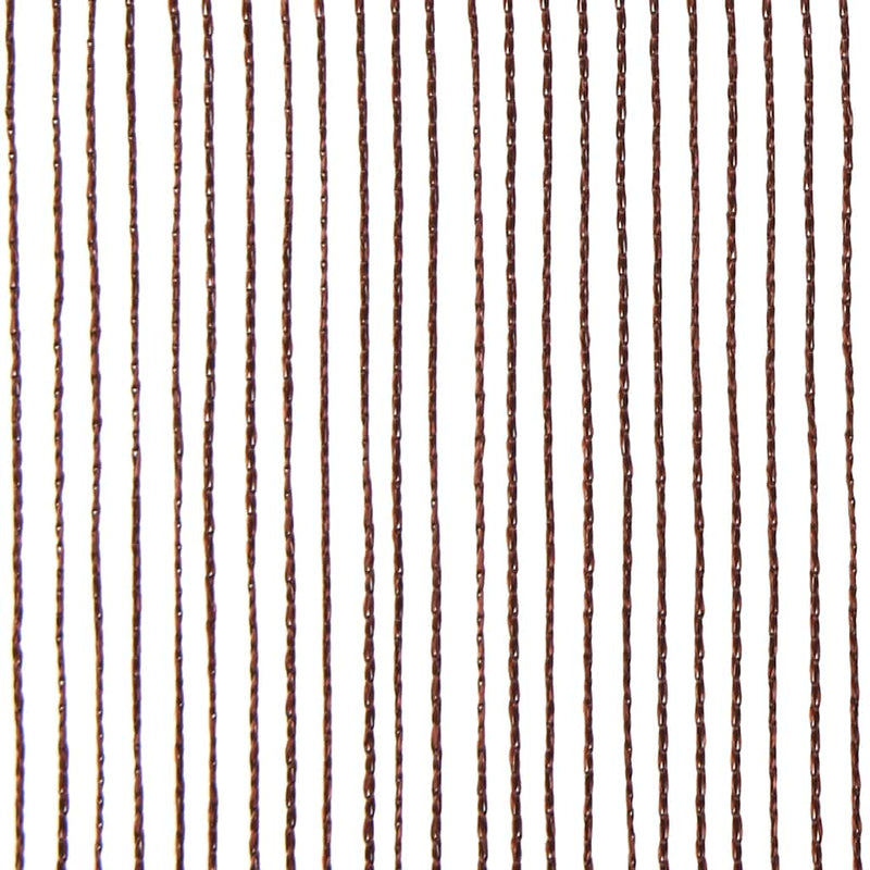 Set 2 Tende a Fili Decorative – 100x250 cm, Marrone Caldo - immagine 6 | SolPatio - Image 6 of 8
