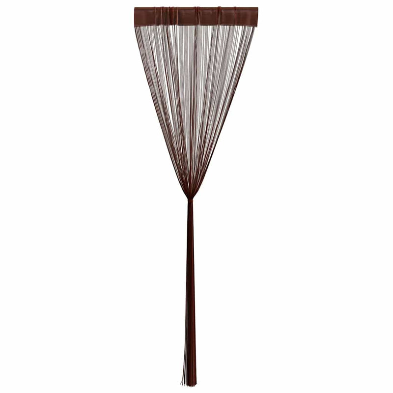 vidaXL Tende a Fili 100% Poliestere 140x250 cm Marroni - Image 3 of 8