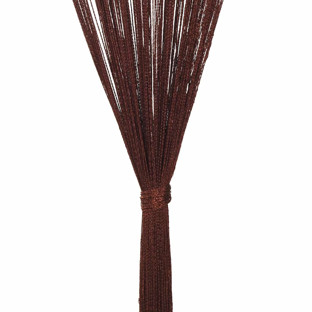 vidaXL Tende a Fili 100% Poliestere 140x250 cm Marroni - Image 5 of 8