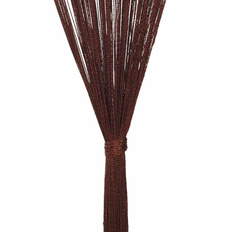 vidaXL Tende a Fili 100% Poliestere 140x250 cm Marroni - Image 5 of 8