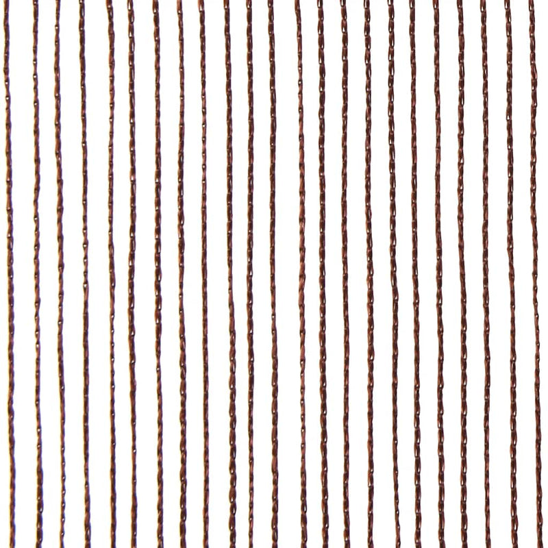 vidaXL Tende a Fili 100% Poliestere 140x250 cm Marroni - Image 6 of 8