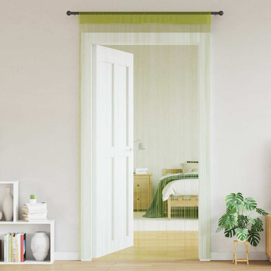 Tende a Fili in Poliestere 100x250 cm Verdi (2 Pezzi) - immagine 1 | SolPatio