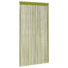 vidaXL Tende a Fili in Poliestere 100x250 cm Verdi (2 Pezzi) - Image 2 of 8