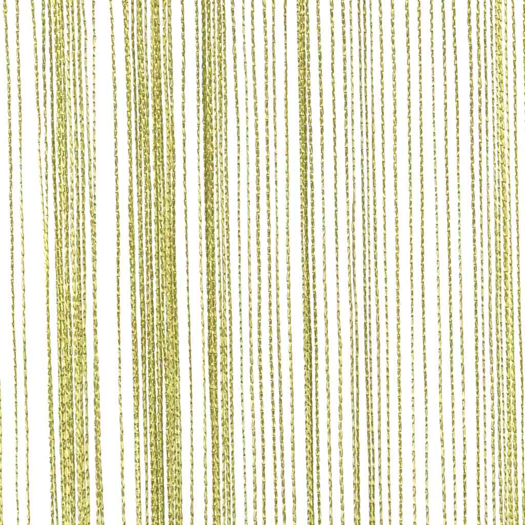 vidaXL Tende a Fili in Poliestere 100x250 cm Verdi (2 Pezzi) - Image 6 of 8