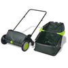 vidaXL Spazza Erba con Sacca da 103 L, Larghezza Pulizia 55 cm, Nero e Verde - Image 2 of 4
