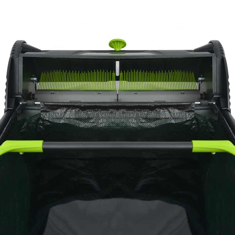 vidaXL Spazza Erba con Sacca da 103 L, Larghezza Pulizia 55 cm, Nero e Verde - Image 4 of 4