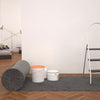 vidaXL Lona Protectora Antideslizante para Pintores, 2 piezas, 1x50 m, 180 g/m², Gris - Image 1 of 10
