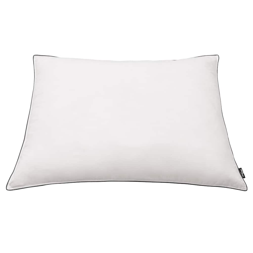 vidaXL Cuscini Imbottiti in Piuma d'Anatra 70x60 cm Bianchi (Set di 2) - Image 2 of 2