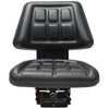 vidaXL Sedile per Trattore con Sospensione in Acciaio e PVC 48x50x59 cm Nero - Image 1 of 19