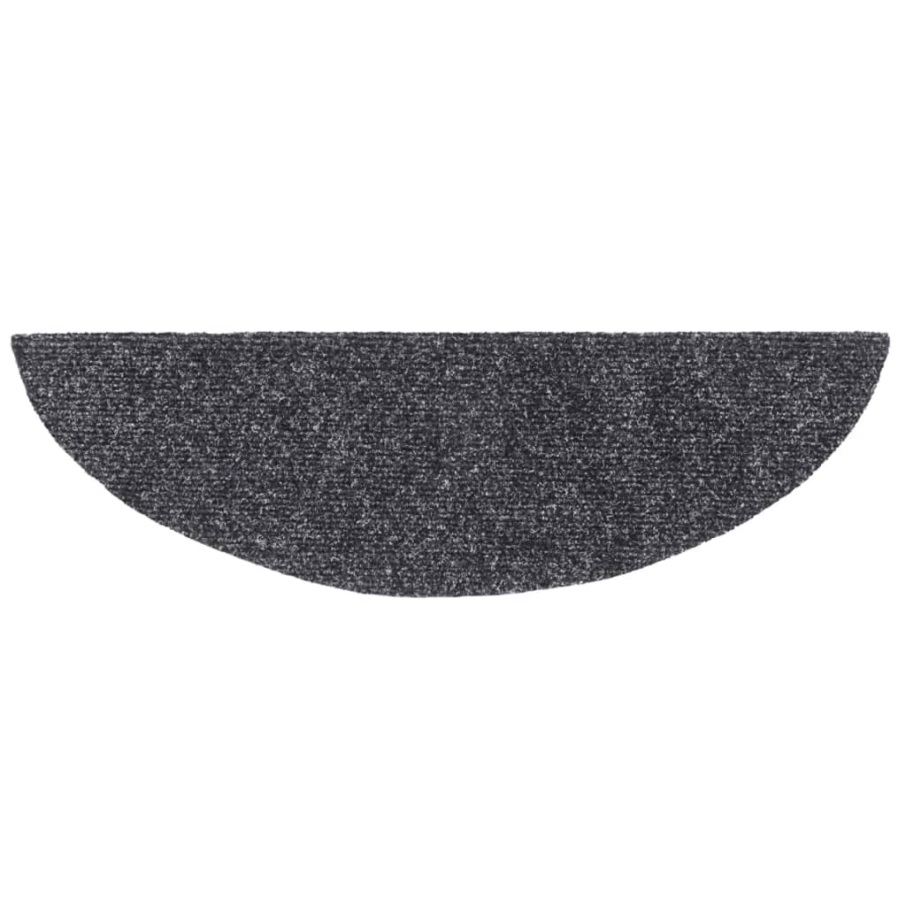 Tappetini Autoadesivi Semicircolari per Scale - Comfort e Sicurezza, Set 10 Pezzi Grigio Scuro - Image 10 of 20