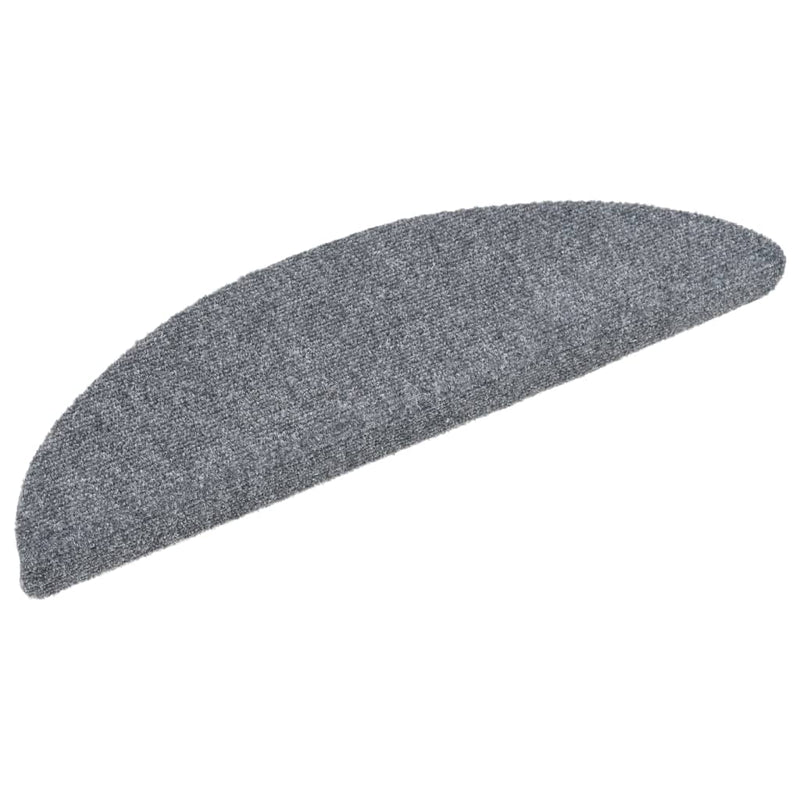 Tappetini Autoadesivi Semicircolari per Scale - Comfort e Sicurezza, Set 10 Pezzi Grigio Scuro - Image 7 of 20