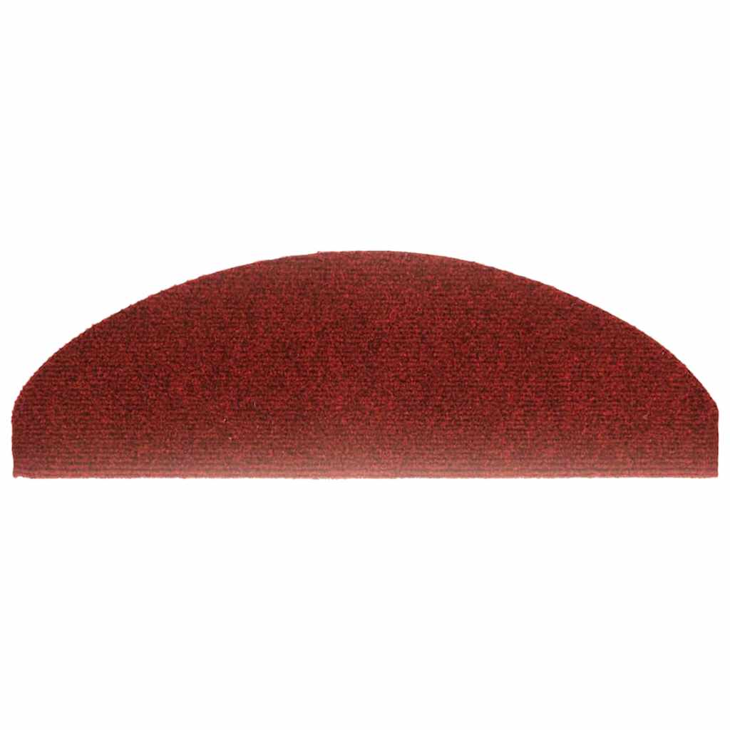 vidaXL Tappetini Autoadesivi per Scale 15 pz 65x21x4 cm Rosso - Image 4 of 7