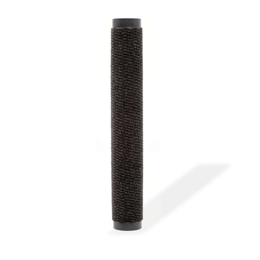 vidaXL Tappeto Antipolvere Trapuntato Rettangolare 60x90cm Nero - Image 1 of 2