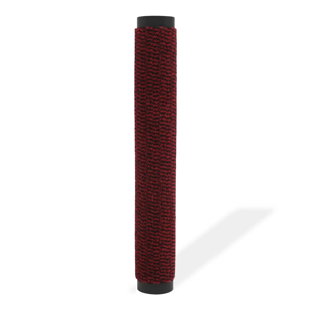 vidaXL Tappeto Antipolvere Trapuntato Rettangolare 80x120cm Rosso - Image 1 of 2