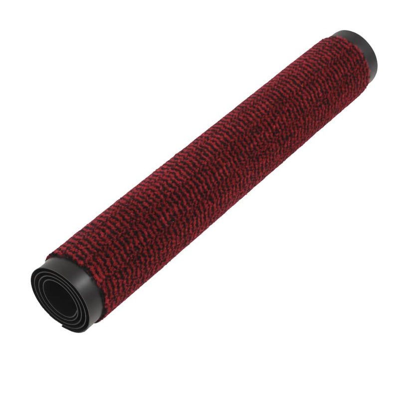 vidaXL Tappeto Antipolvere Trapuntato Rettangolare 80x120cm Rosso - Image 2 of 2