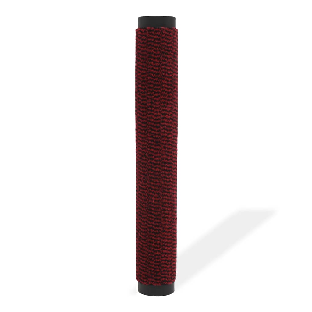 vidaXL Tappeto Antipolvere Trapuntato Rettangolare 90x150cm Rosso - Image 1 of 2