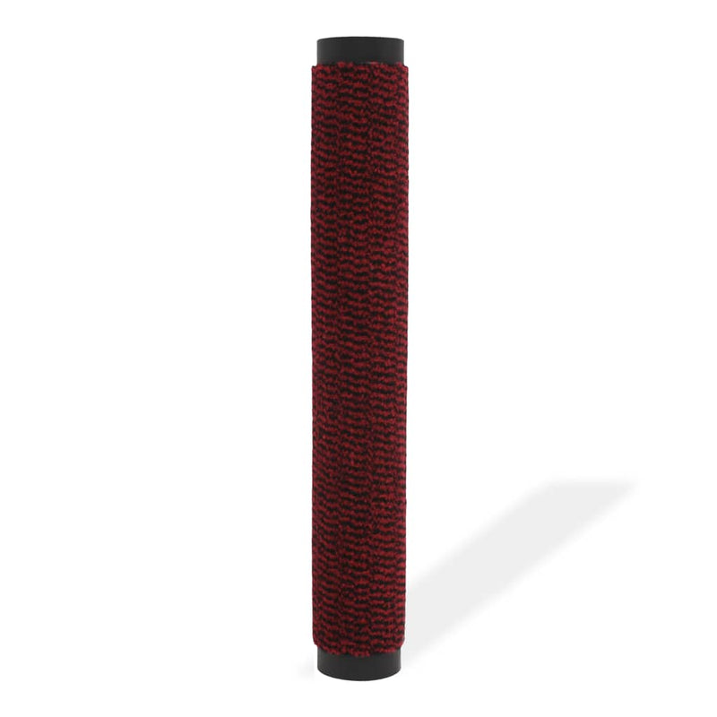 vidaXL Tappeto Antipolvere Trapuntato Rettangolare 90x150cm Rosso - Image 1 of 2