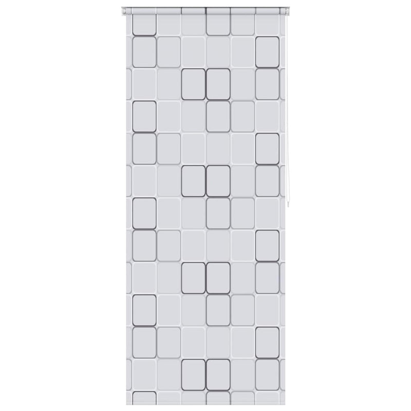 vidaXL Tenda a Rullo per Doccia EVA Quadrati 100x240 cm Bianco - Image 6 of 27