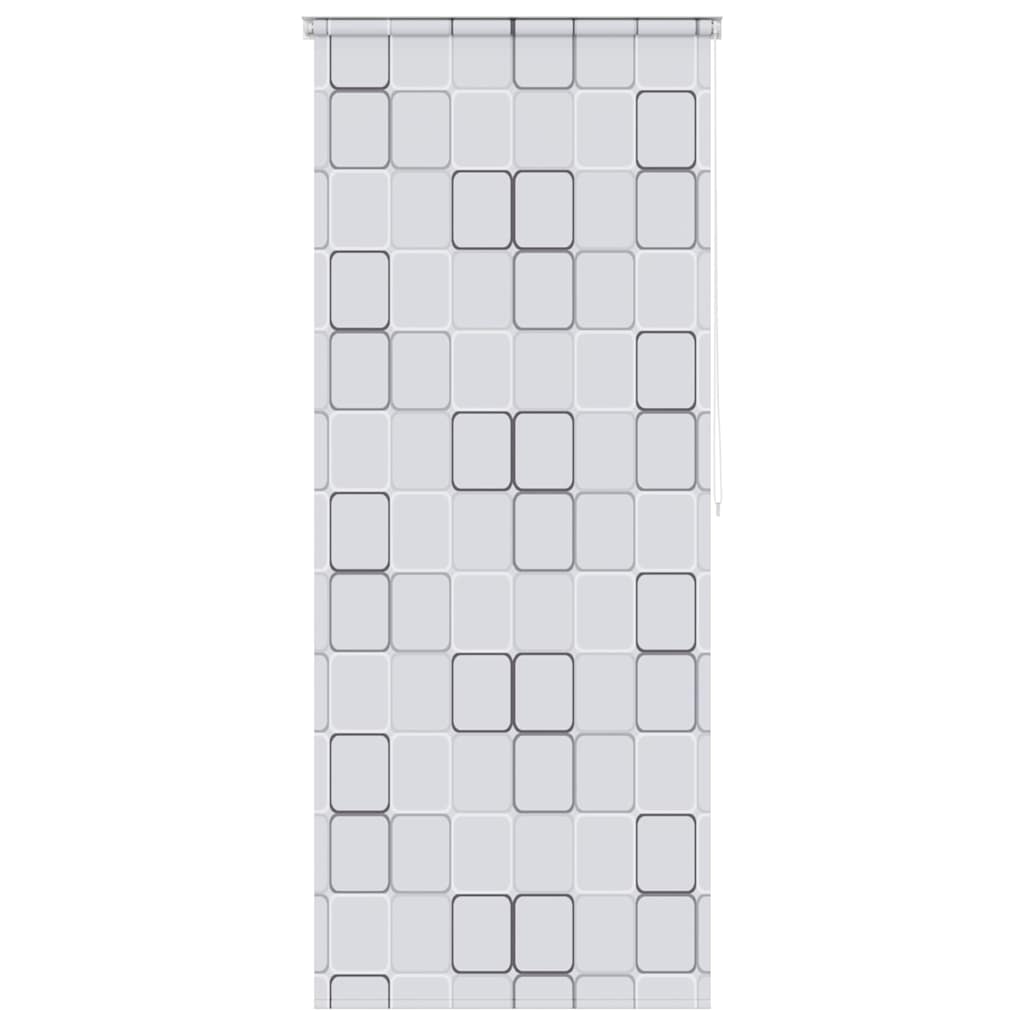Tenda a Rullo per Doccia vidaXL 120x240 cm, Design a Quadrati - Image 4 of 27