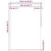 Tenda a Rullo per Doccia vidaXL 120x240 cm, Design a Quadrati - Image 27 of 27