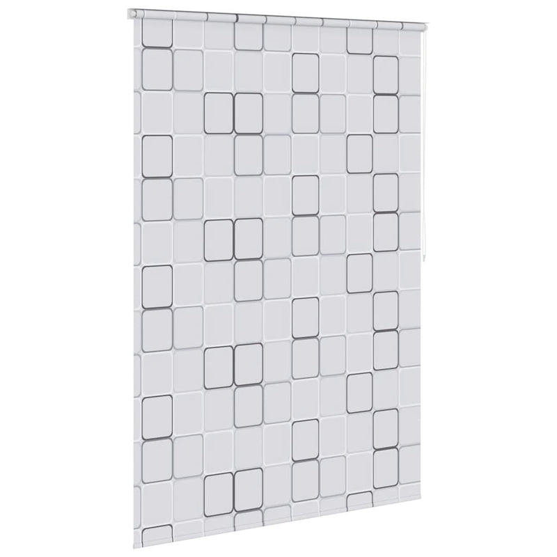 vidaXL Tenda a Rullo per Doccia EVA Quadrati 100x240 cm Bianco - Image 5 of 27