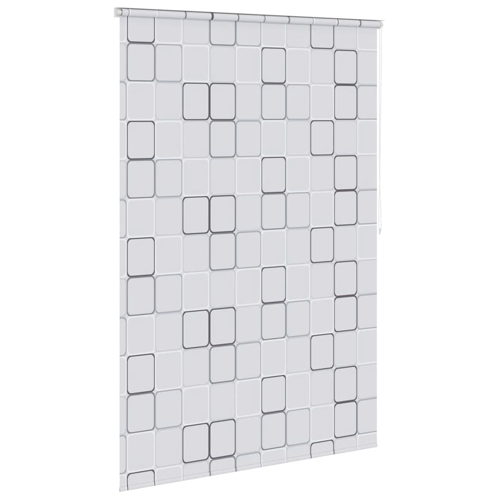 Tenda a Rullo per Doccia vidaXL 120x240 cm, Design a Quadrati - Image 6 of 27