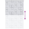 vidaXL Tenda a Rullo per Doccia EVA Quadrati 100x240 cm Bianco - Image 11 of 27