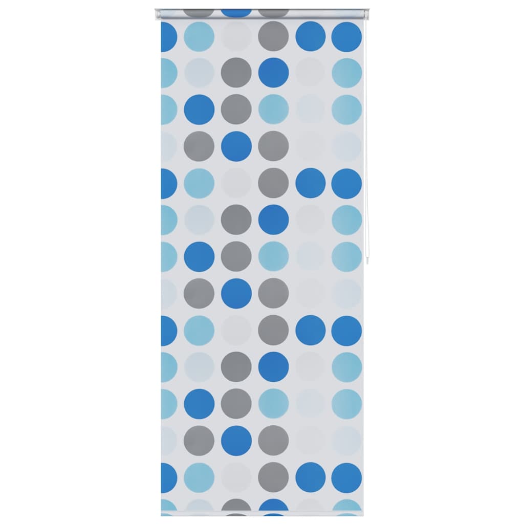 vidaXL Tenda a Rullo per Doccia in EVA 80x240 cm Multicolore con Motivo a Cerchi - Image 2 of 9