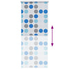 vidaXL Tenda a Rullo per Doccia in EVA 80x240 cm Multicolore con Motivo a Cerchi - Image 4 of 9