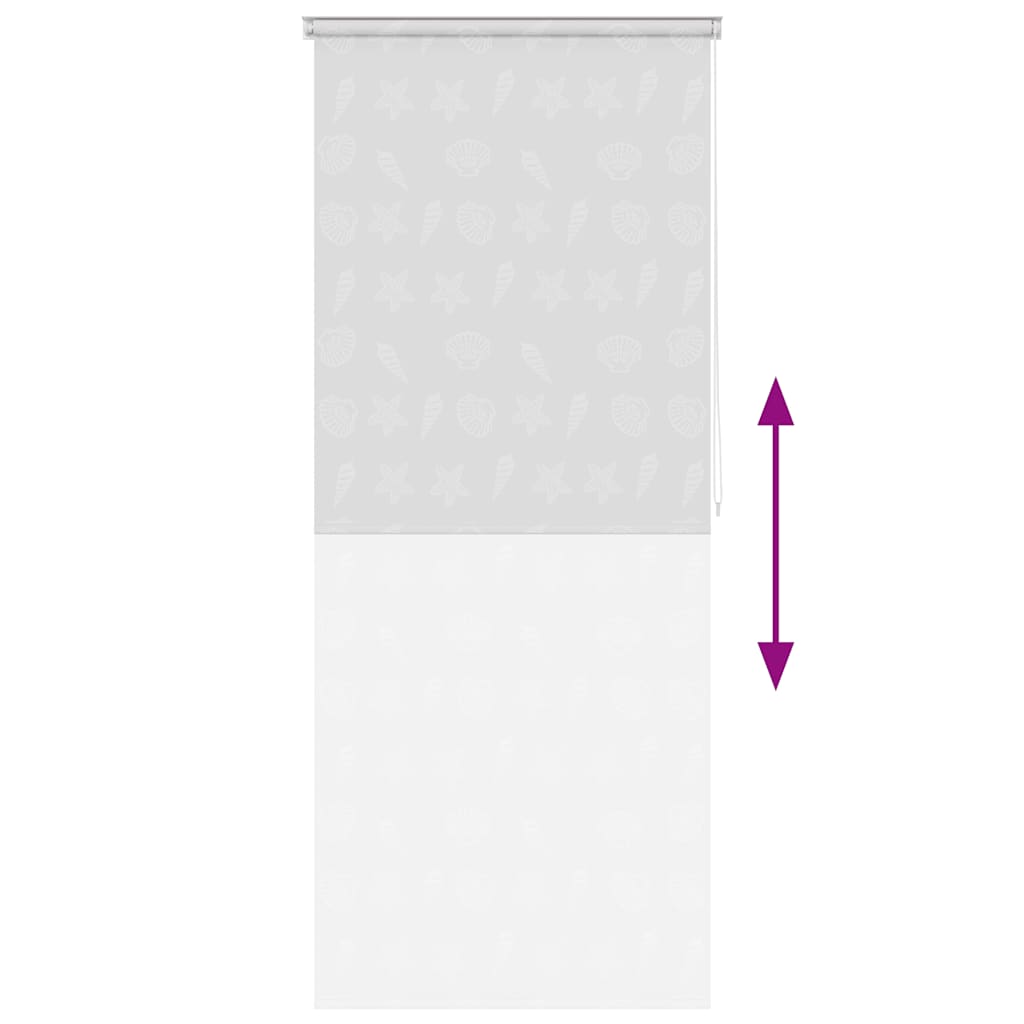 vidaXL Tenda a Rullo per Doccia 100x240 cm Stella Marina - Image 4 of 9