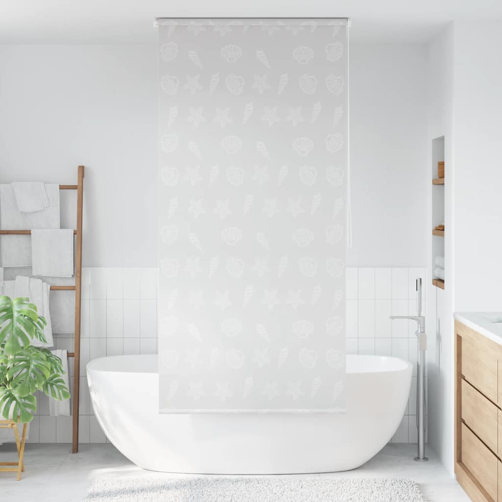 vidaXL Tenda a Rullo per Doccia 100x240 cm Stella Marina - Image 1 of 9