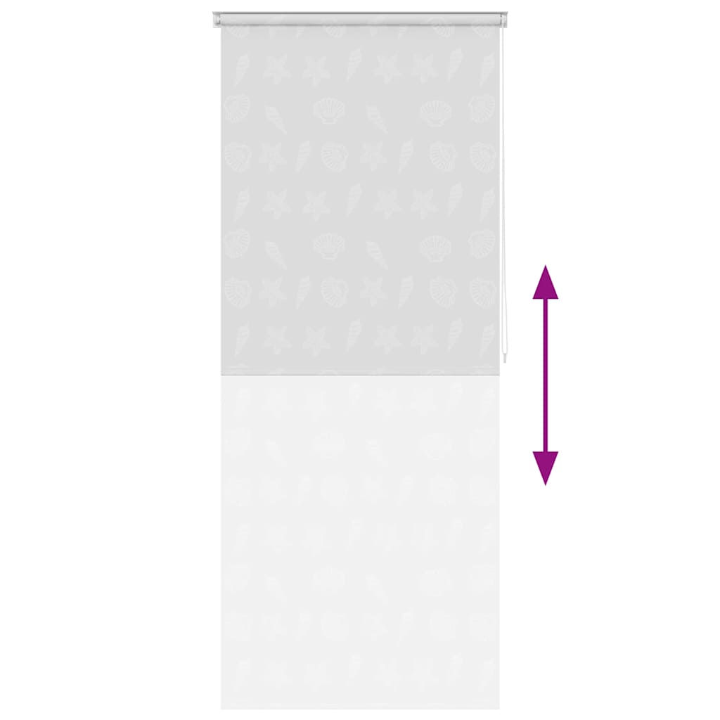 vidaXL Tenda a Rullo per Doccia 120x240 cm Stella Marina - Image 4 of 9
