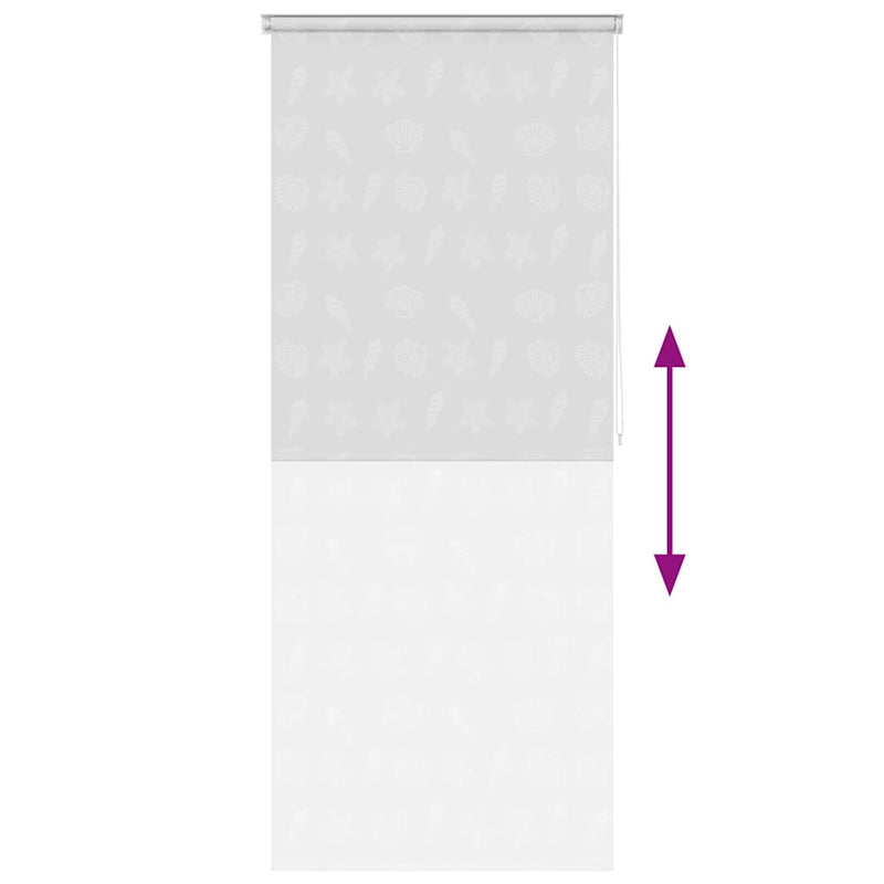 vidaXL Tenda a Rullo per Doccia 120x240 cm Stella Marina - Image 4 of 9