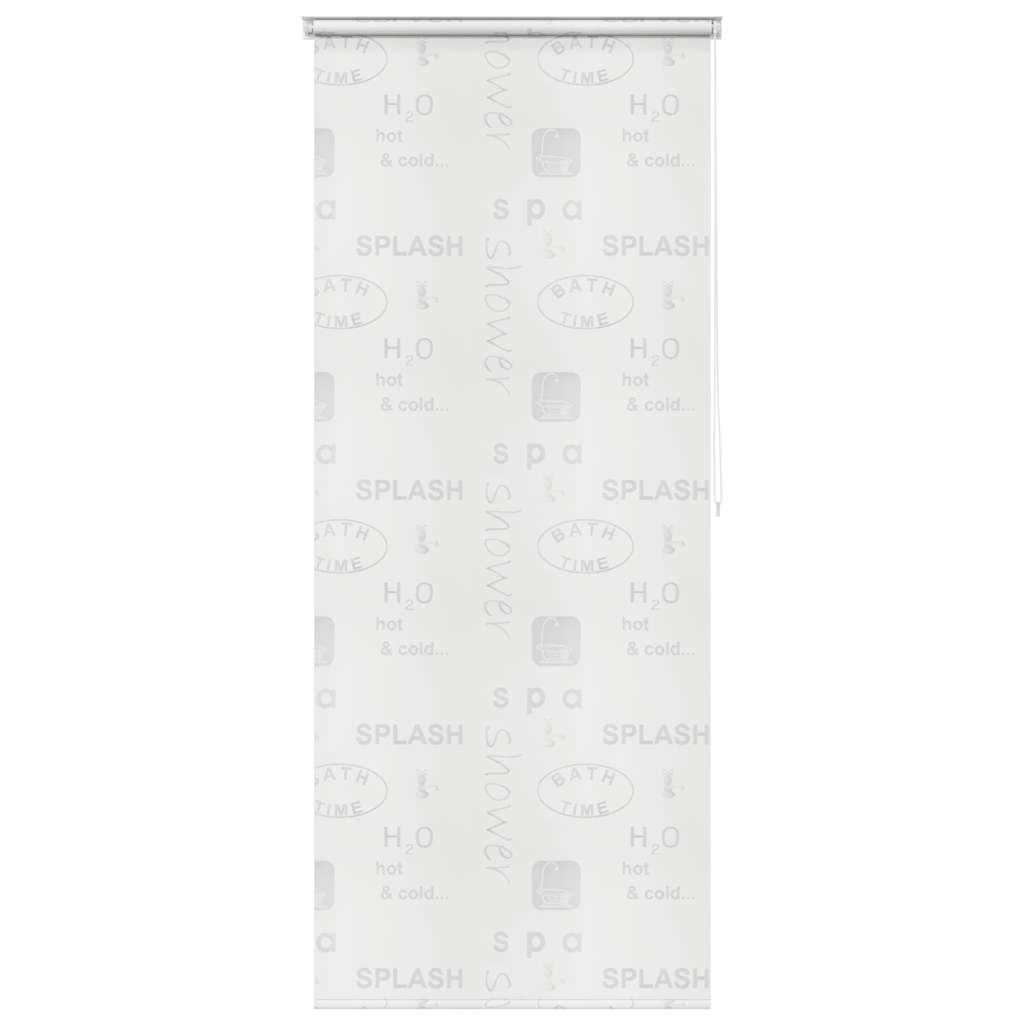 vidaXL Tenda a Rullo per Doccia 120x240 cm Schizzi - Image 2 of 9